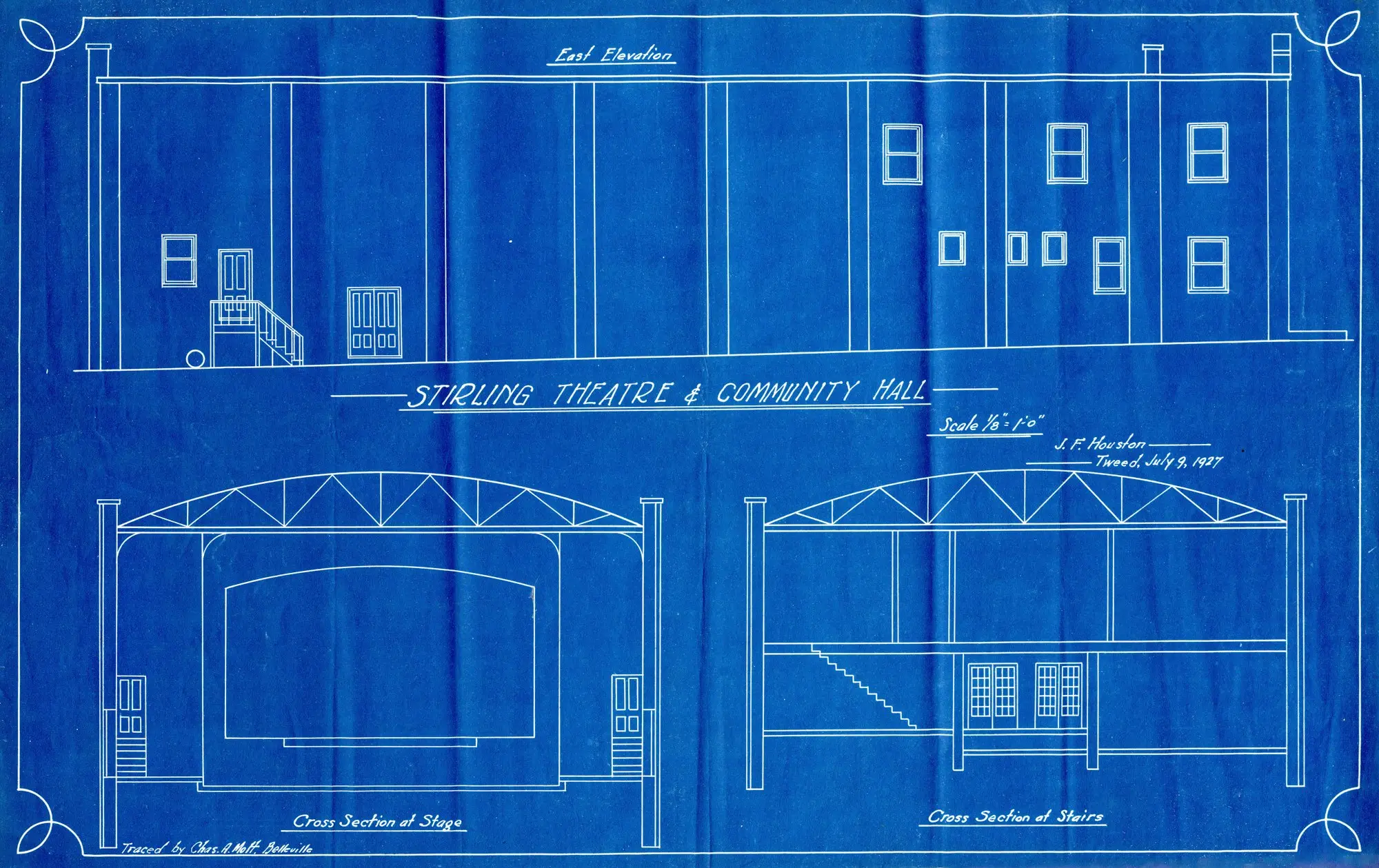 Architectural blueprint for a community building